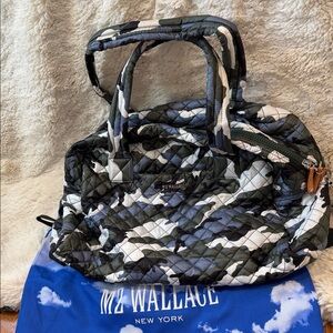 MZ Wallace Camo Quilted Jimmy Travel
